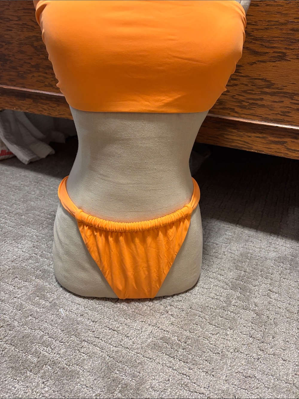 Dippin' Daisy's Orange Bandeau Bikini Bottoms